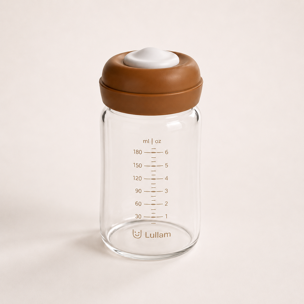 Insulated milk storage bottle