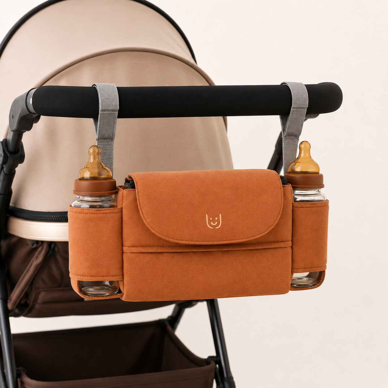 Lullam Soft-Structure Baby stroller storage bag